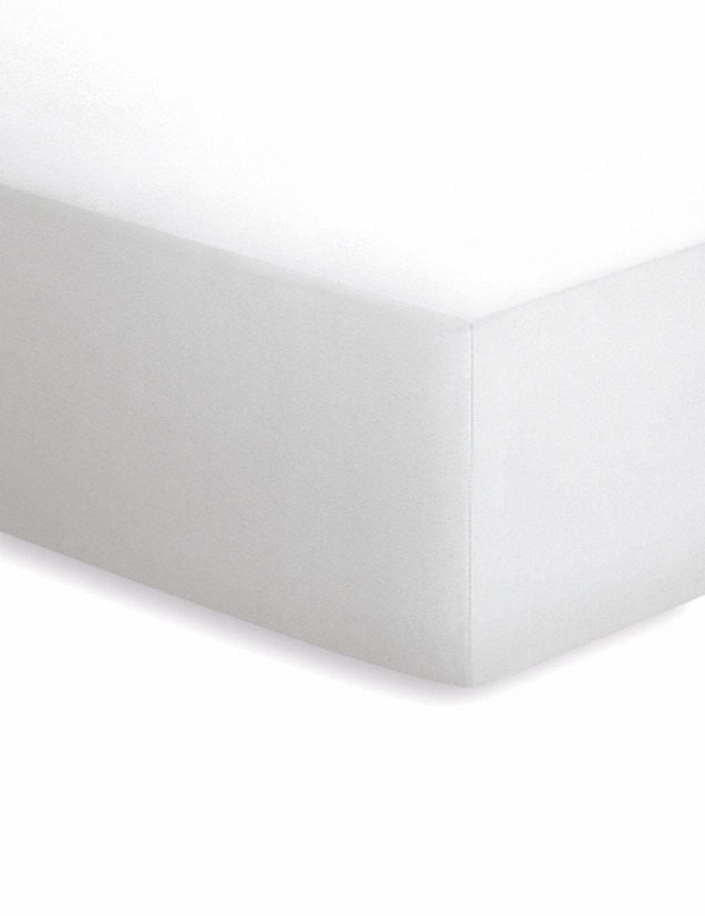 Schlafgut Laken 90 x 190 - 100 x 200 cm  - weiss - ca. 90 cm