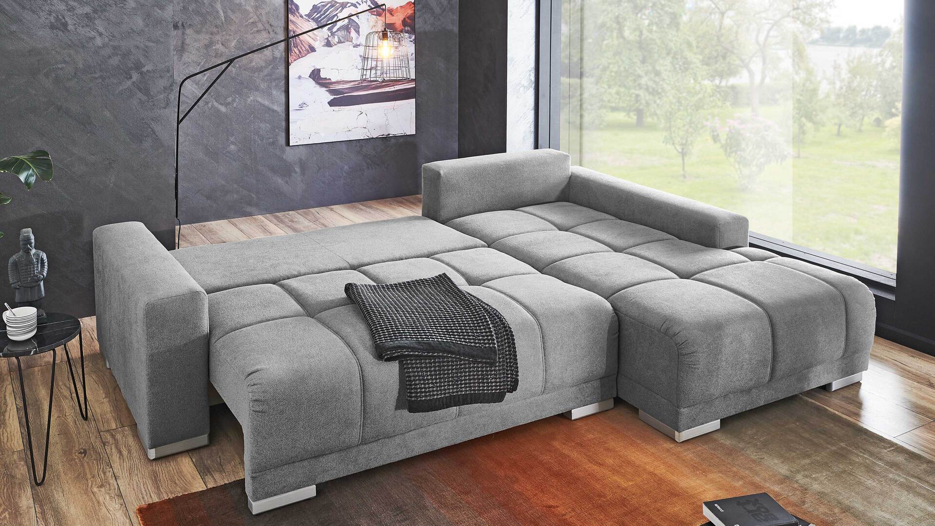 Ecksofa mit Schlaffunktion