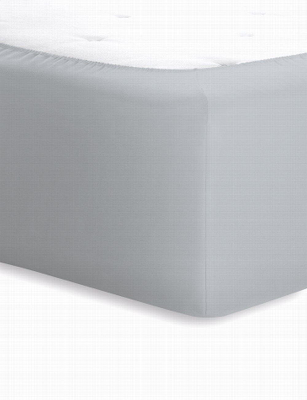 Schlafgut Jersey-Elasthan Boxspring  - platin - ca. 180 cm