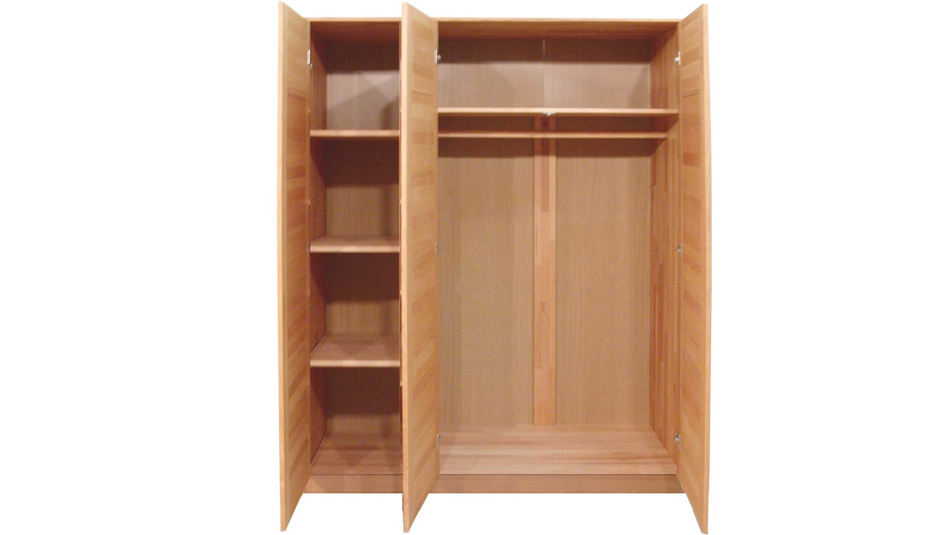 Kleiderschrank Tollow als Schlafzimmerschrank aus massiver Kernbuche