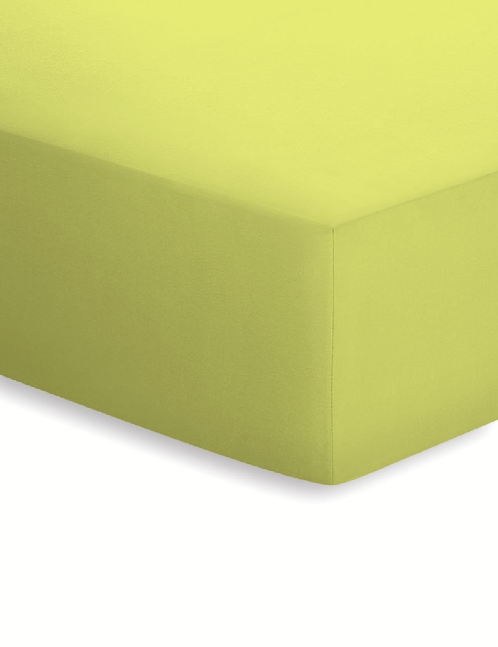 Schlafgut Jersey-Elasthan Spannbetttuch  - kiwi - ca. 140 cm