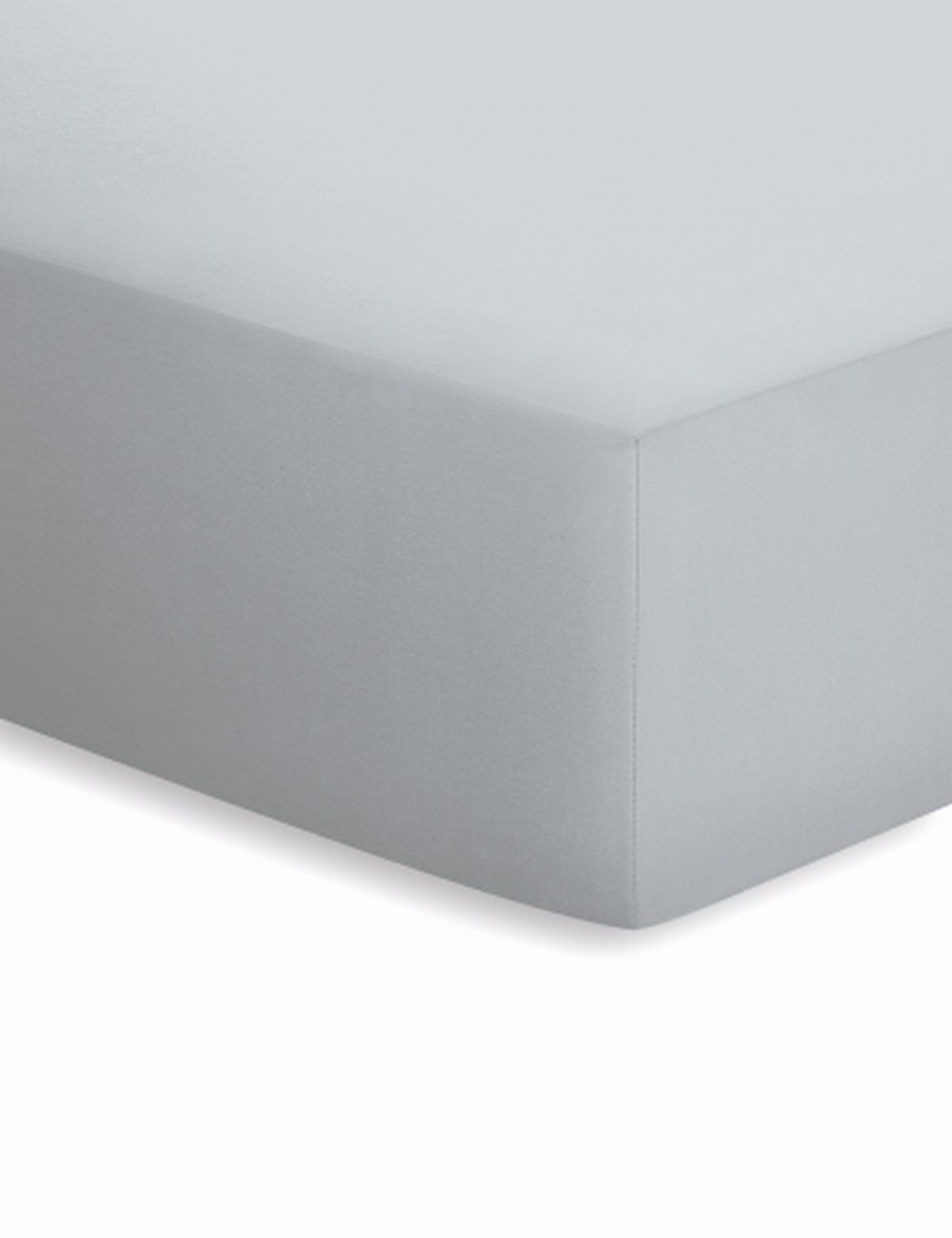 Schlafgut Laken 180 x 200 - 200 x 200 cm  - silber - ca. 180 cm
