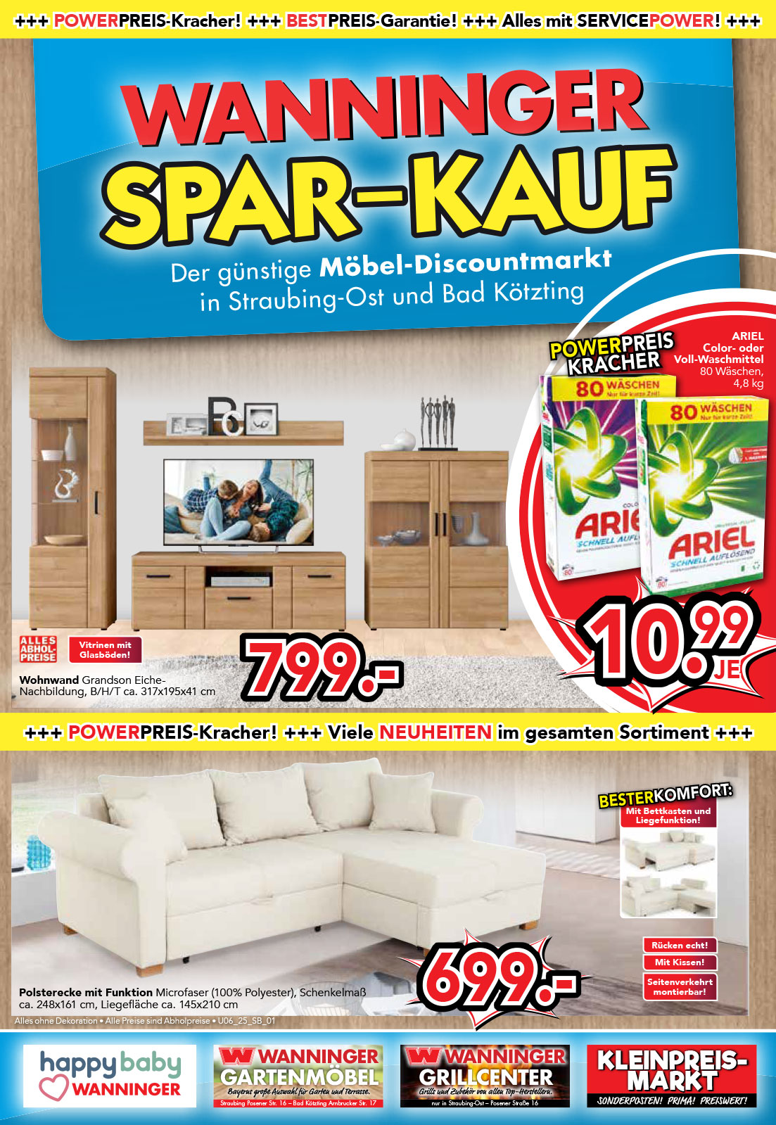 Wanninger Aktuelle Werbung