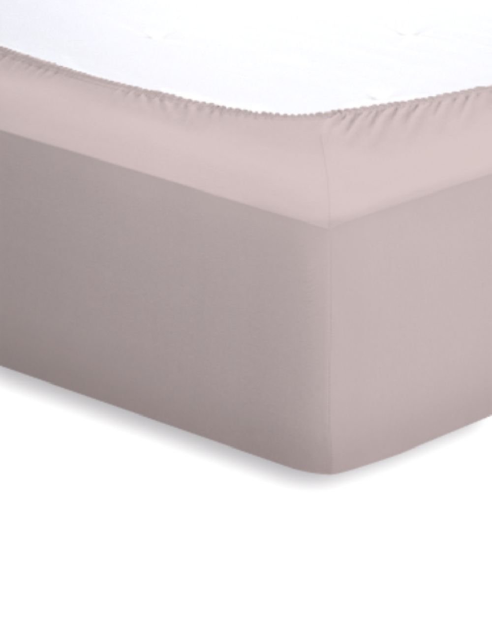 Schlafgut Jersey-Elasthan Spannbetttuch  - kiesel - ca. 140 cm