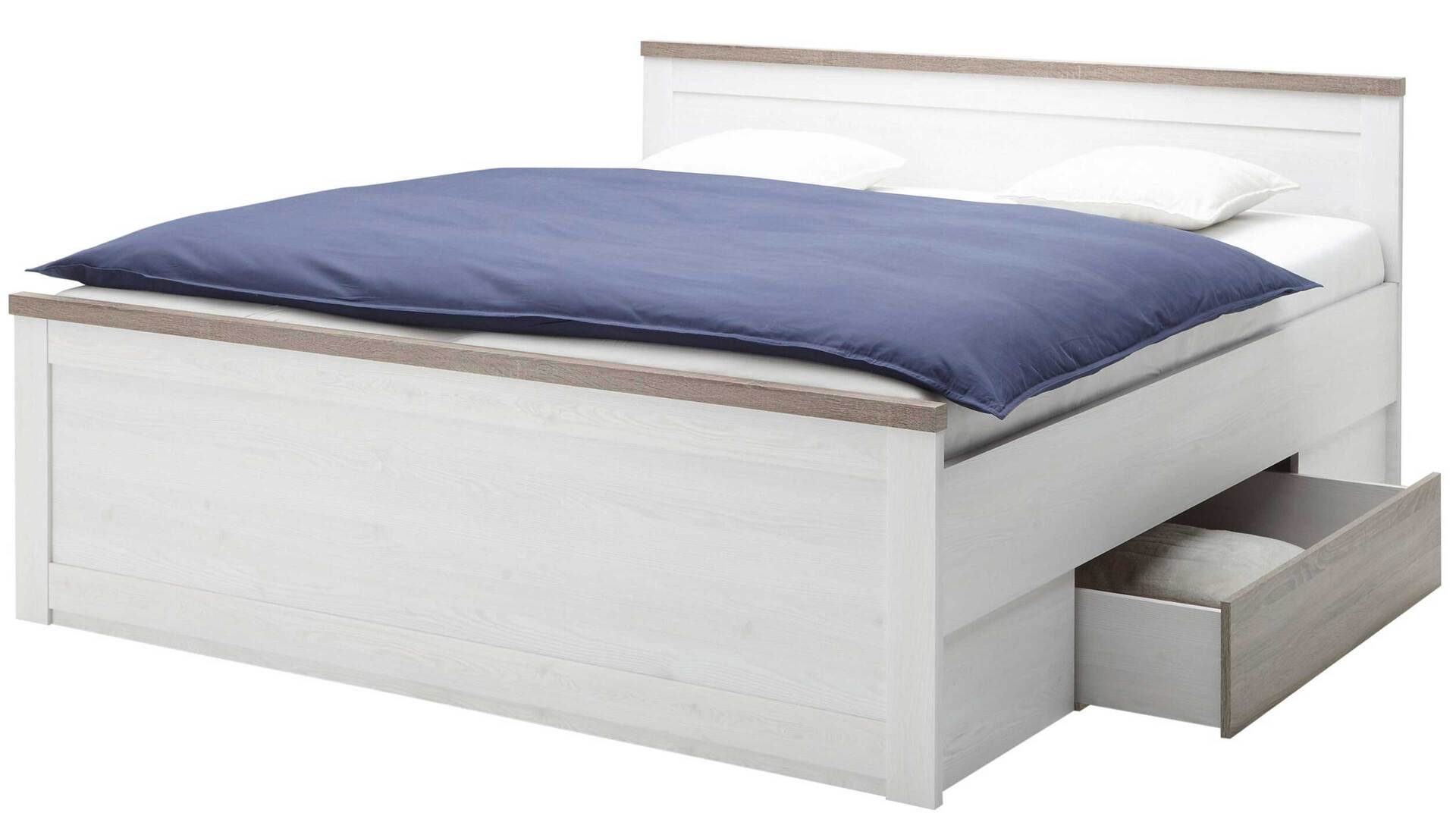 Bettgestell mit Nachtkommoden