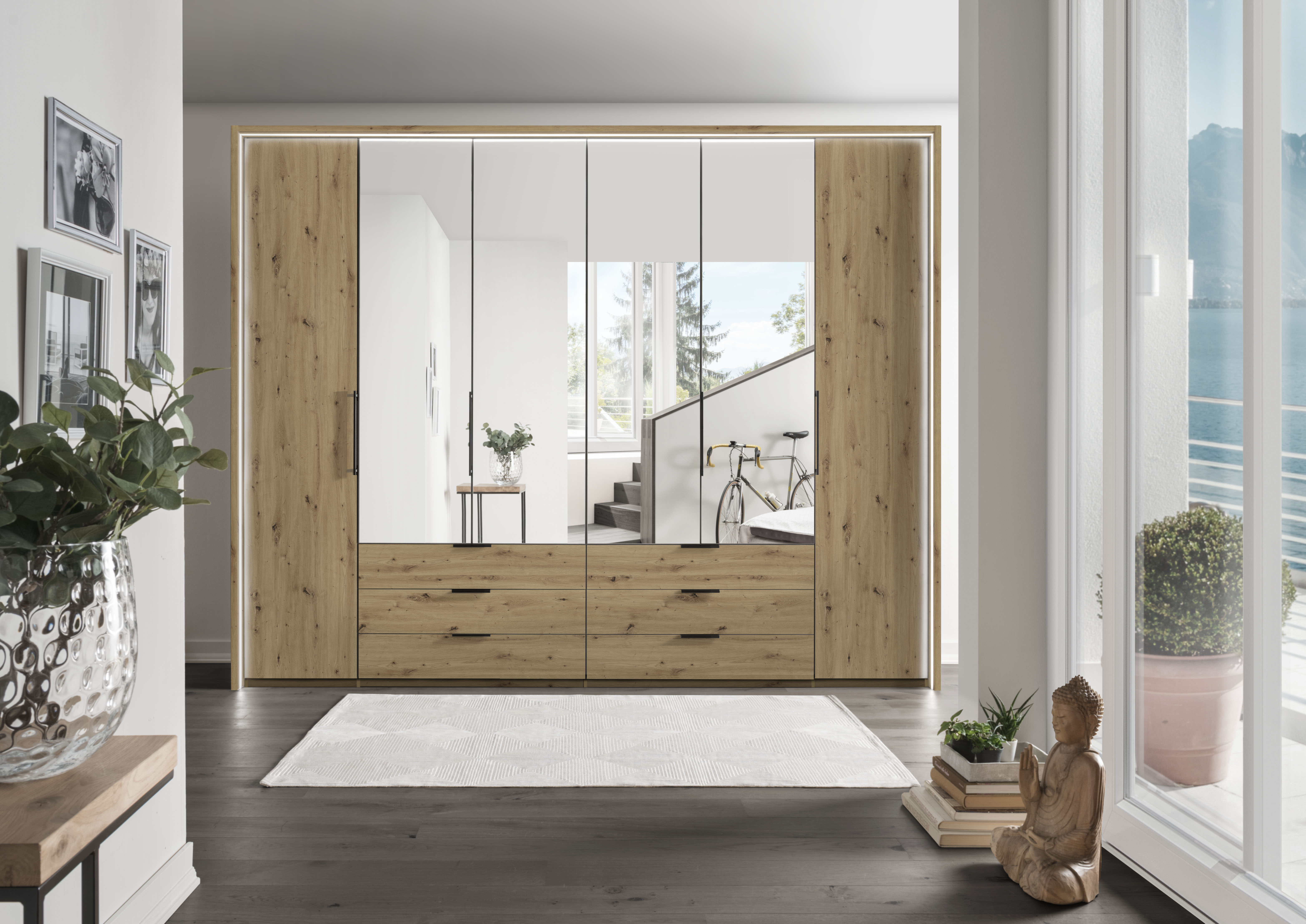 Funktions - Drehtürenschrank "Modica"