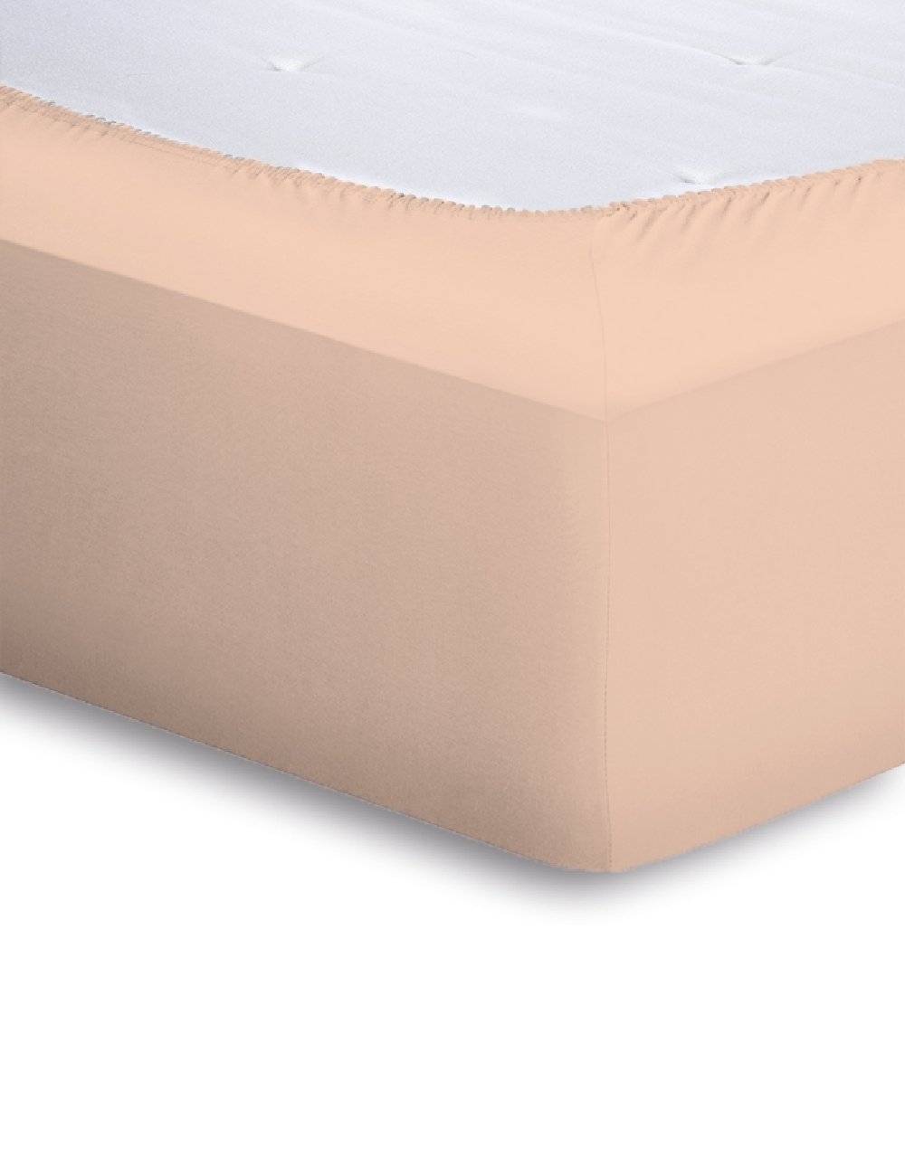 Schlafgut Mako-Jersey Spannbetttuch  - pfirsich
