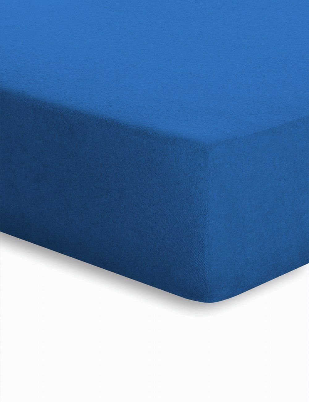 Schlafgut Frottee-Stretch Spannbetttuch  - royal - ca. 90 cm
