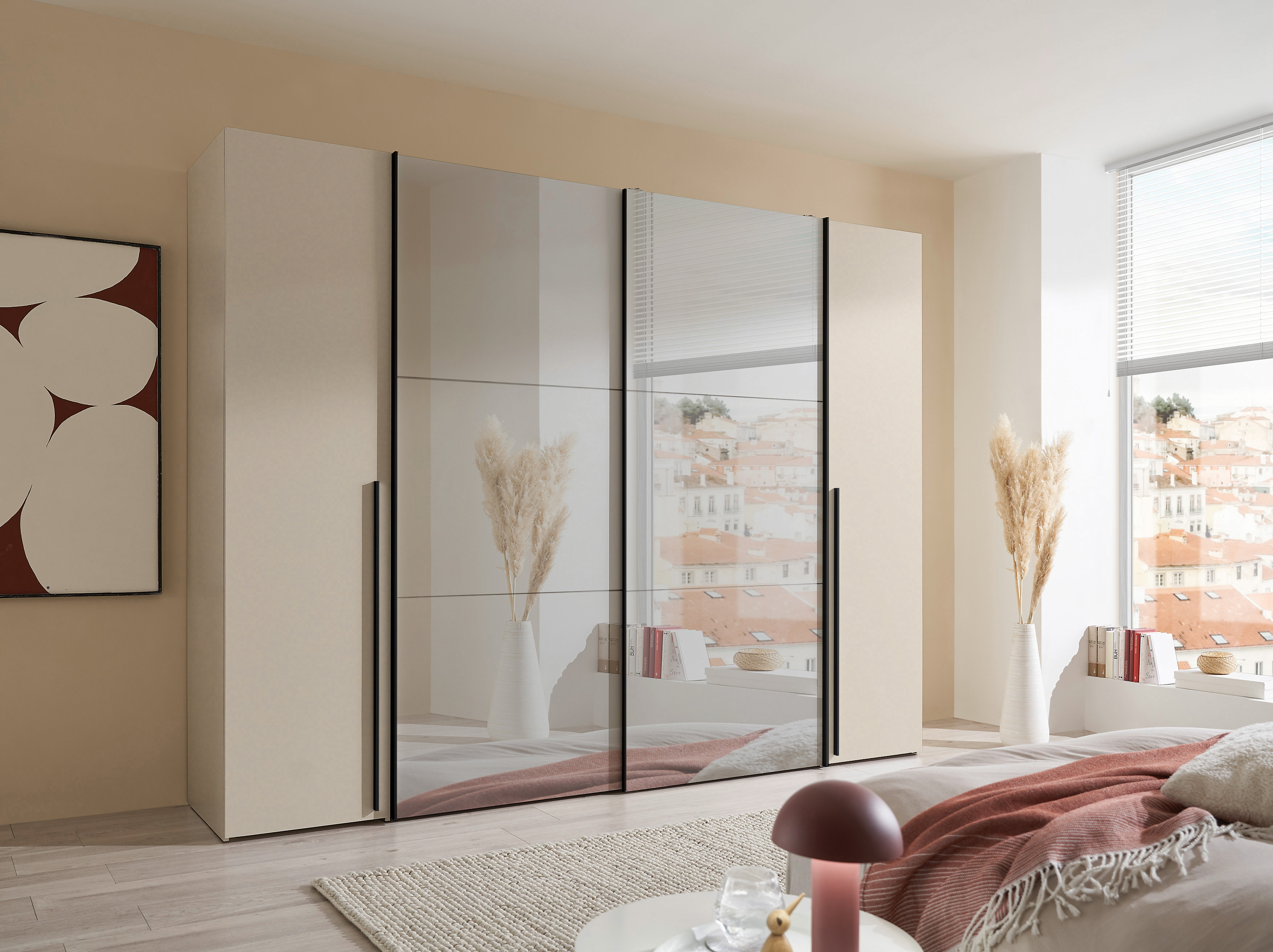 Schwebe-/Drehtürenschrank "Malu"