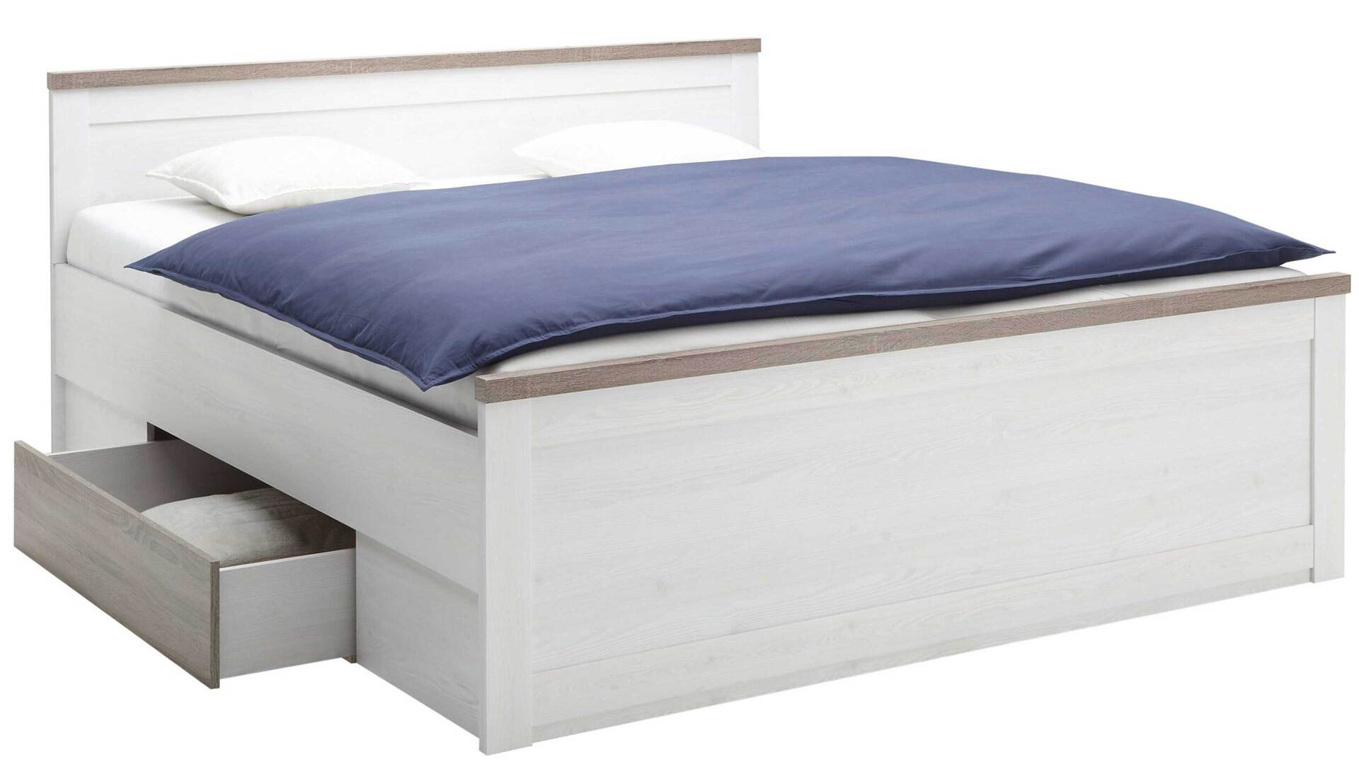 Bettgestell mit Nachtkommoden