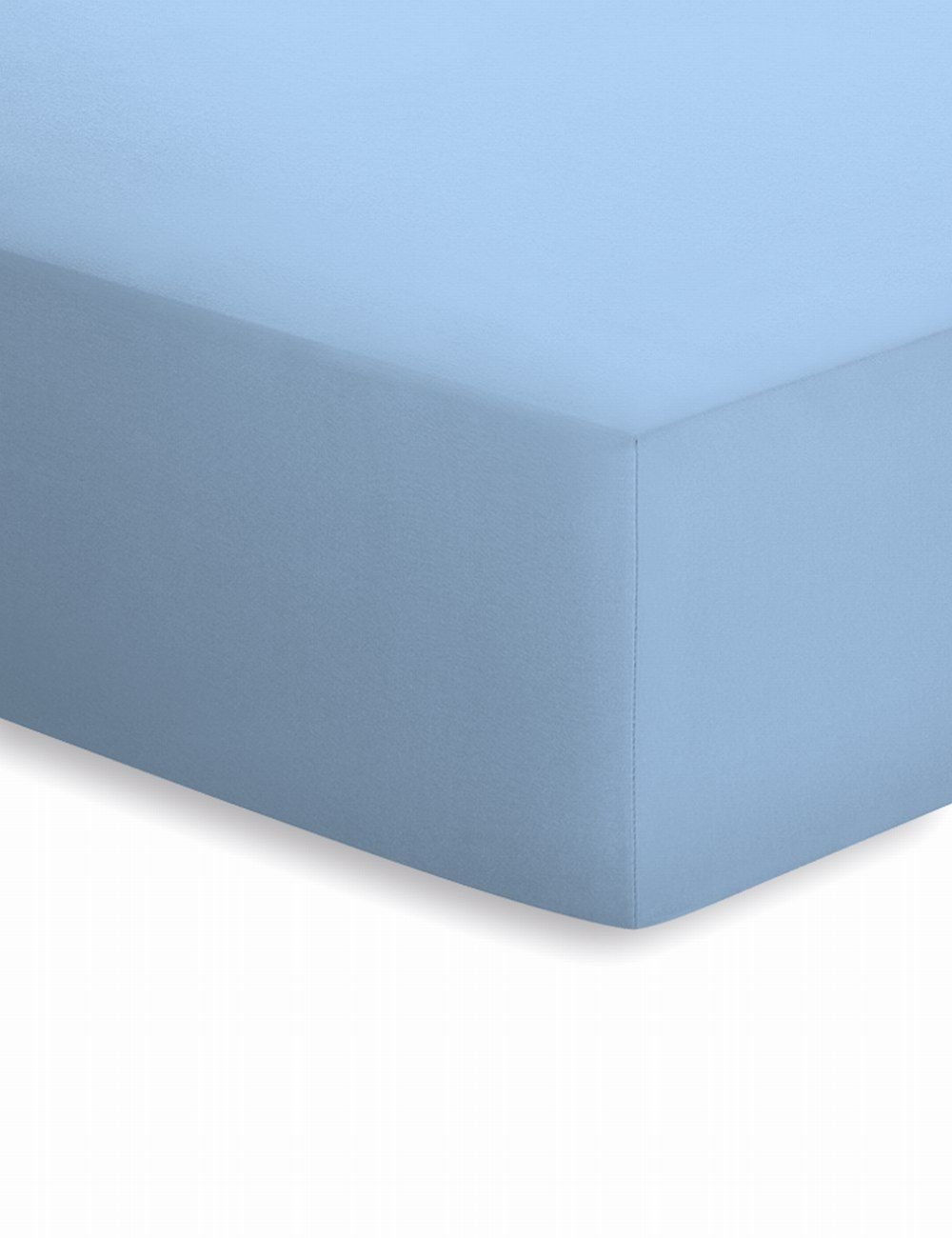 Schlafgut Mako-Jersey Spannbetttuch  - ice - ca. 140 cm