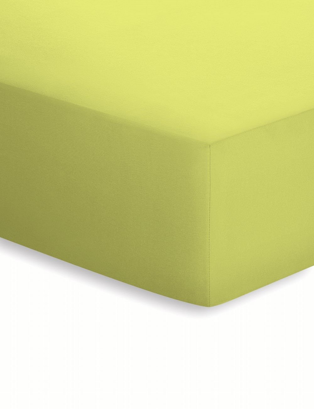 Schlafgut Mako-Jersey Spannbetttuch  - kiwi - ca. 140 cm
