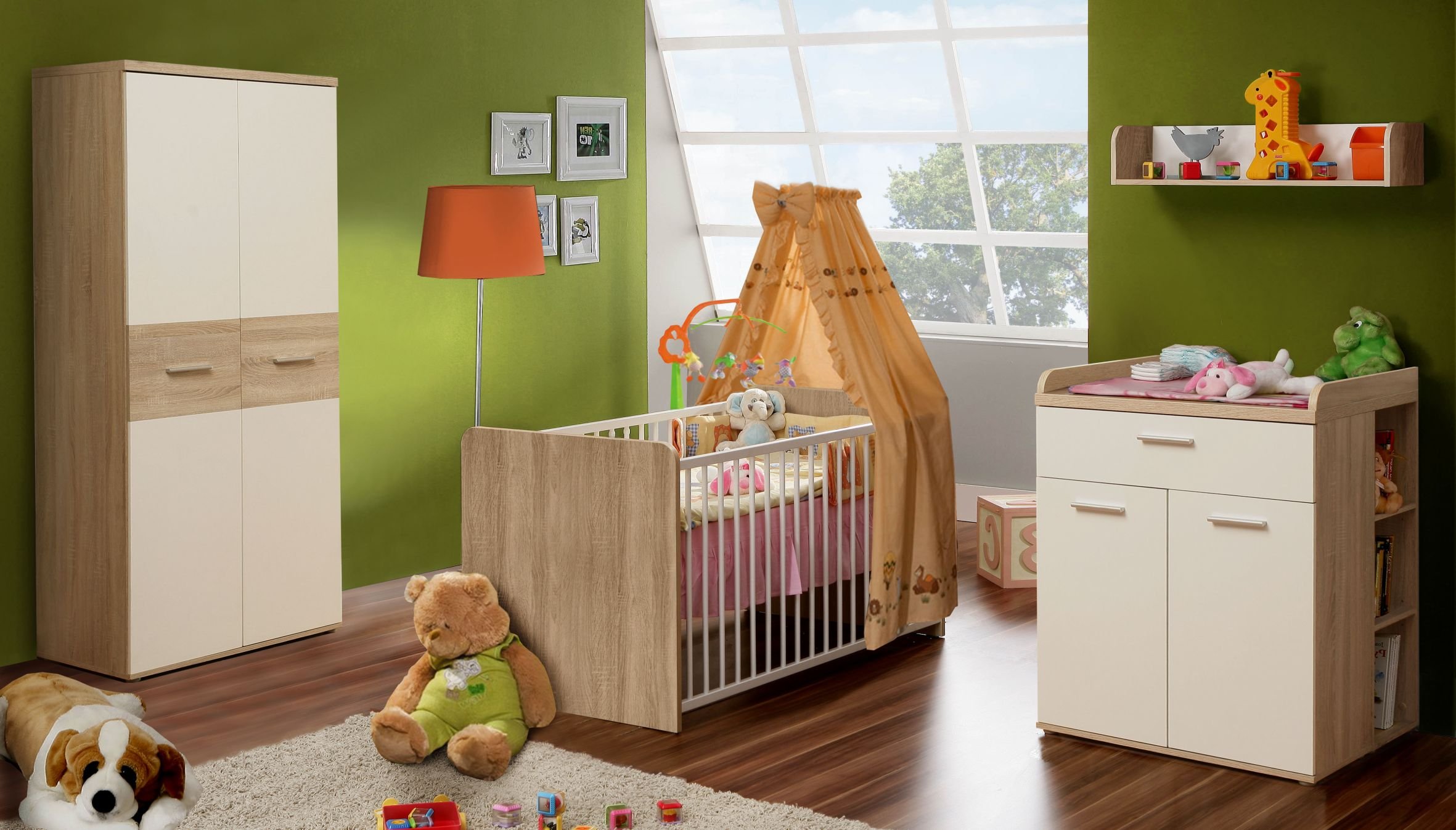  Nischenregal Winnie Babyzimmer - Sonoma Eiche