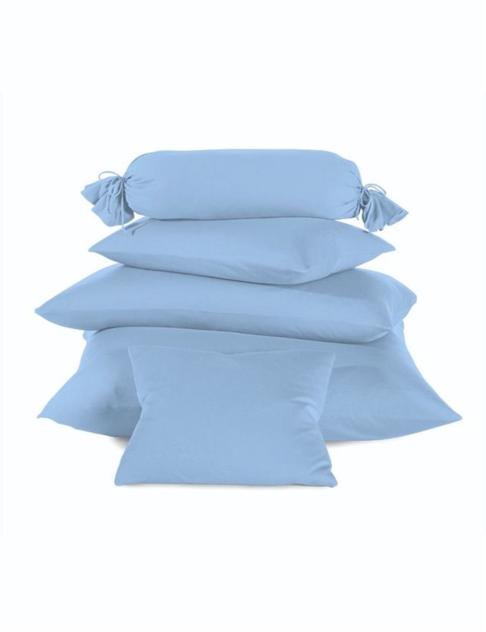 Schlafgut Mako-Jersey Kissen  - ice - ca. 80 cm