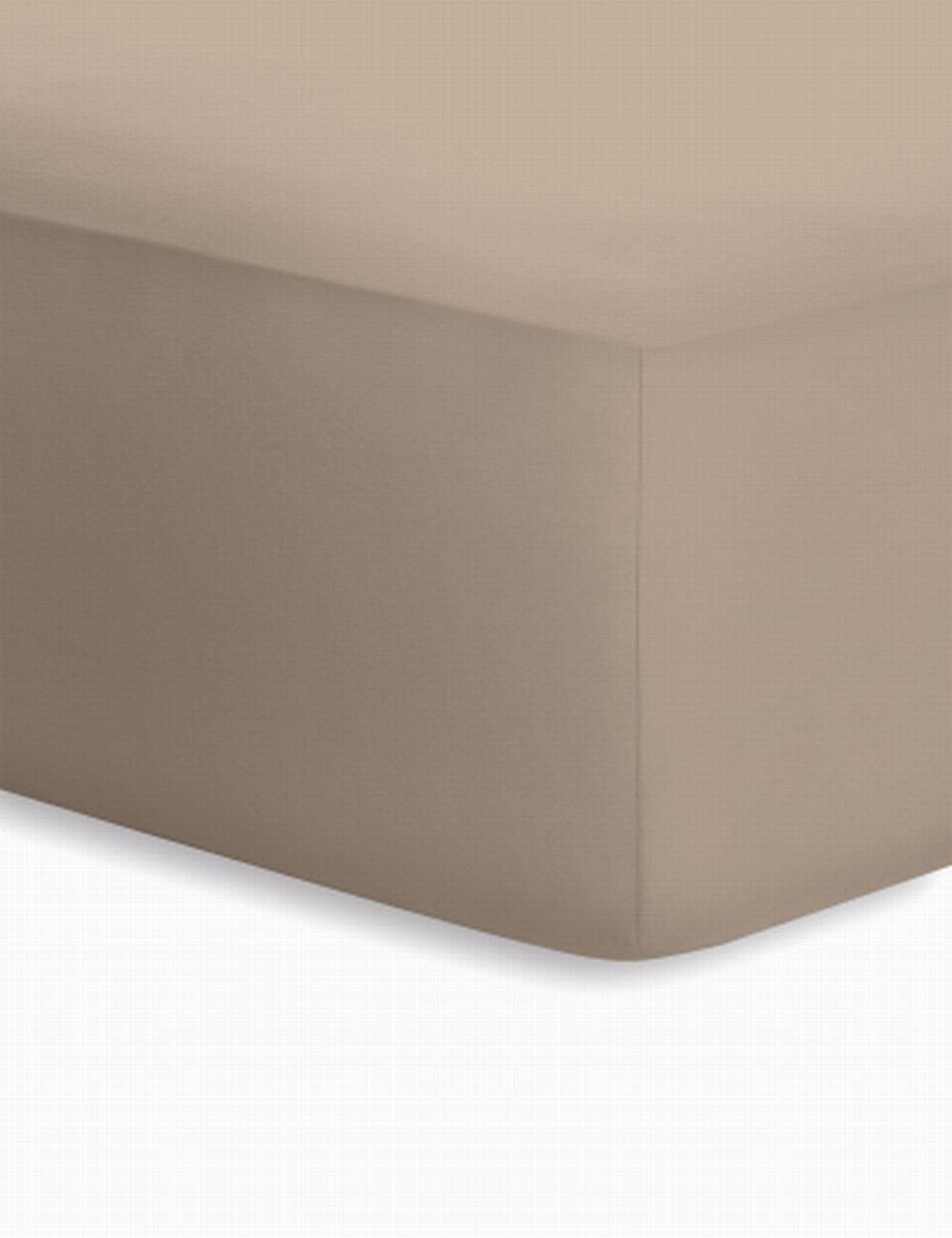 Schlafgut Jersey-Elasthan Boxspring  - taupe - ca. 180 cm