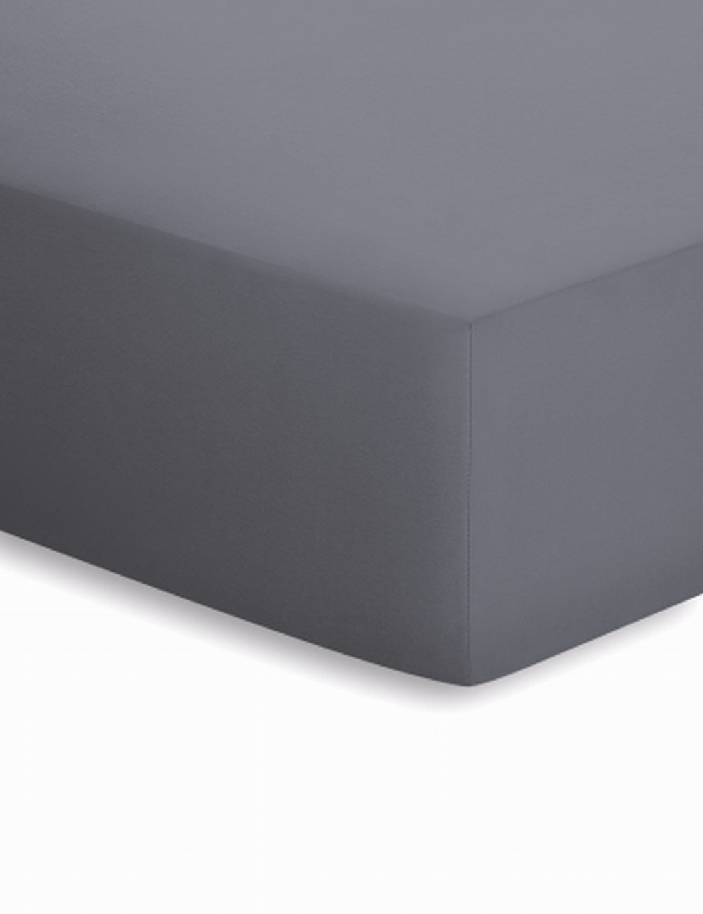 Schlafgut Laken 180 x 200 - 200 x 200 cm  - graphit - ca. 180 cm