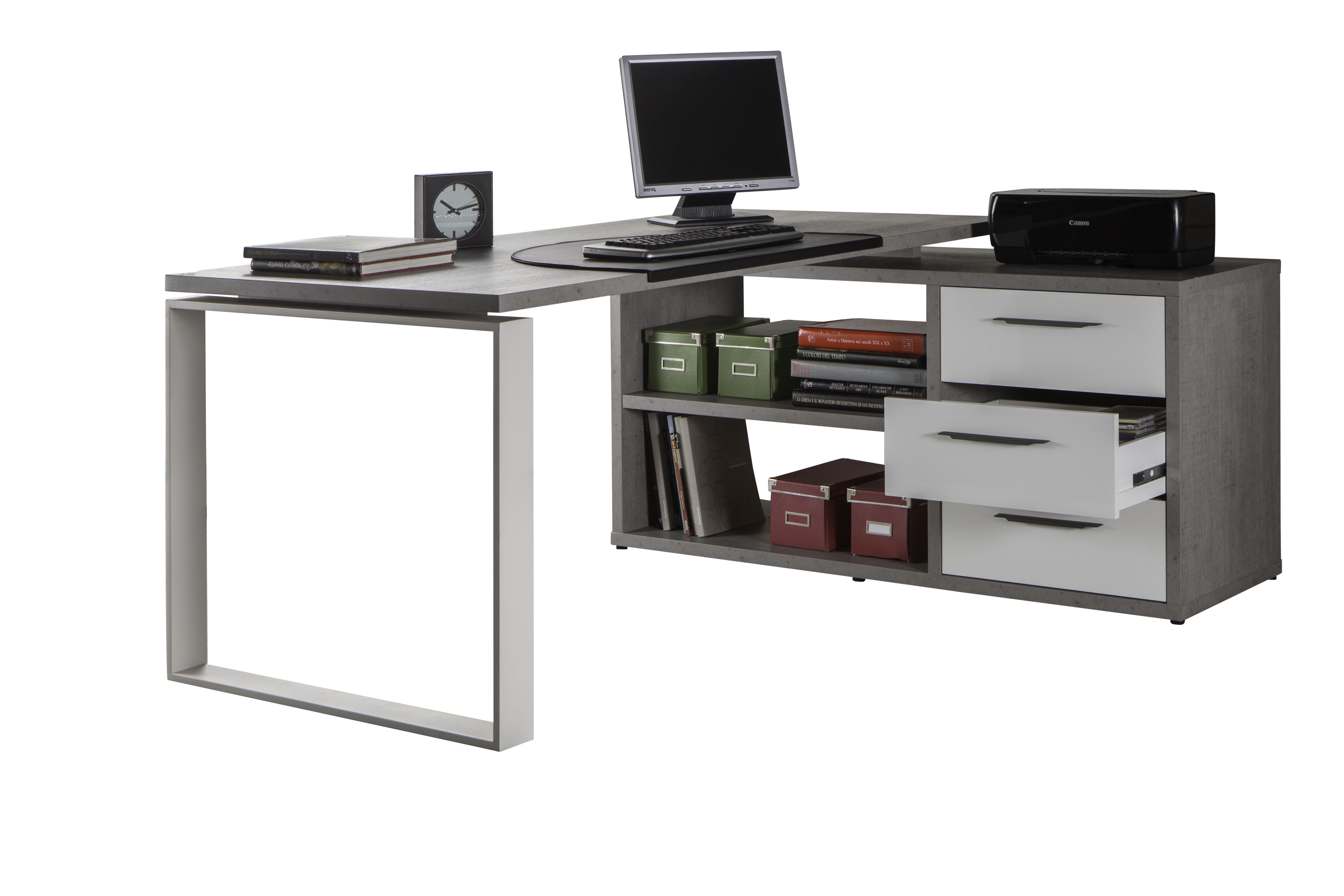 Eckschreibtisch "Disegno"