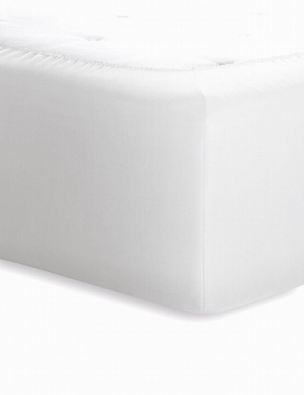Schlafgut Jersey-Elasthan Boxspring  - weiss - ca. 90 cm