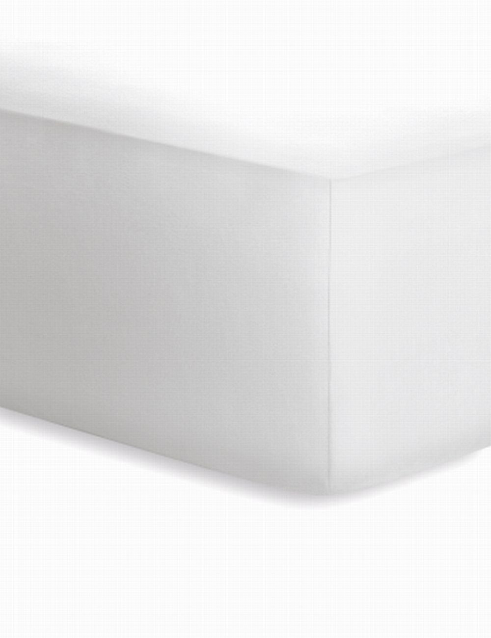 Schlafgut Jersey-Elasthan Boxspring  - weiss - ca. 180 cm