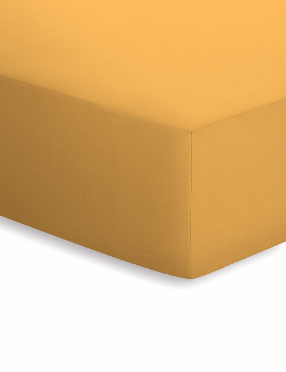Schlafgut Jersey-Elasthan Spannbetttuch  - mandarin - ca. 140 cm
