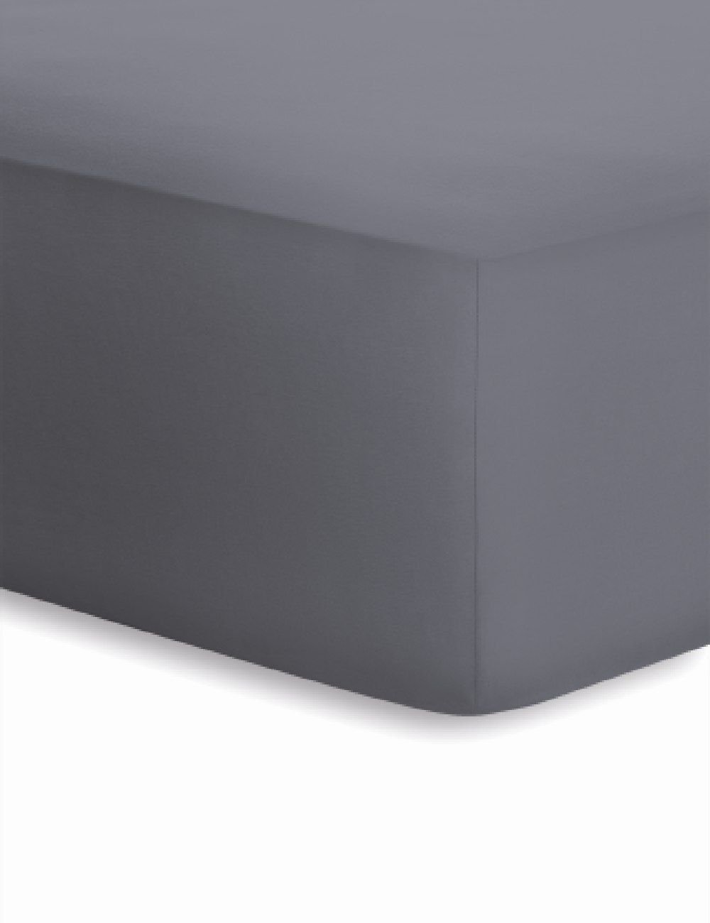 Schlafgut Jersey-Elasthan Boxspring  - graphit - ca. 90 cm