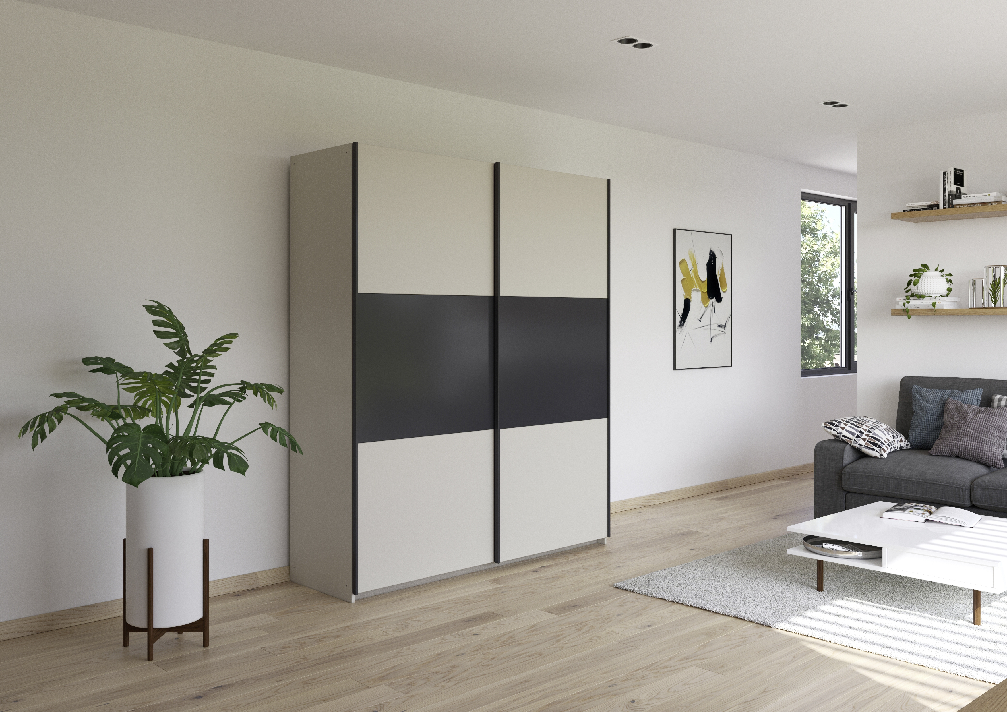 Schwebetürenschrank "Nahe"