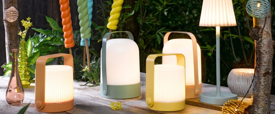 Lampen im Garten 