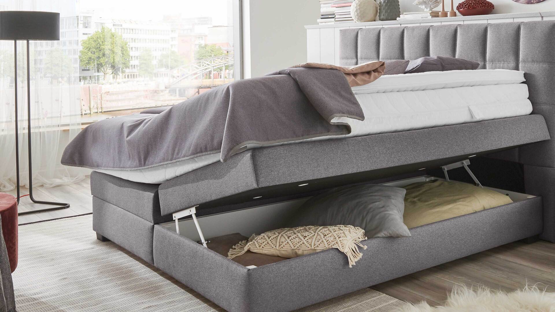 Comfortmaster OC-BX21088 - Boxspringbett mit Bettkasten