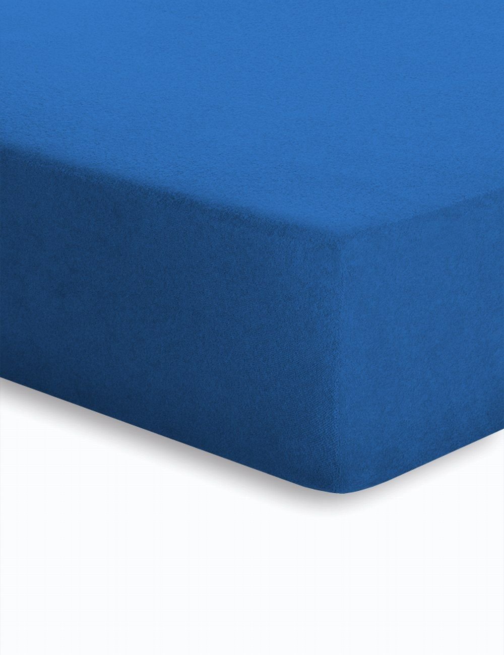 Schlafgut Frottee-Stretch Spannbetttuch  - royal - ca. 90 cm